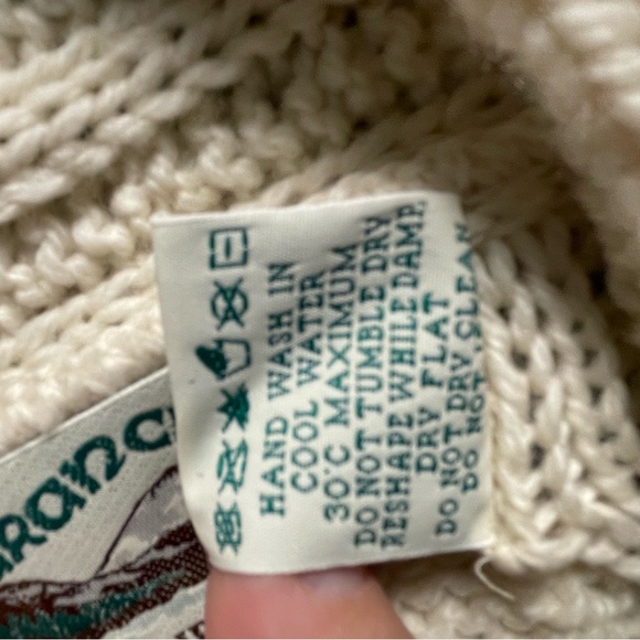 Aran Wool Drawstring Sweater - Picture 5 of 5